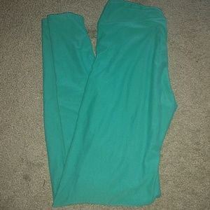 Seafoam greeb Lularoe Leggings OS